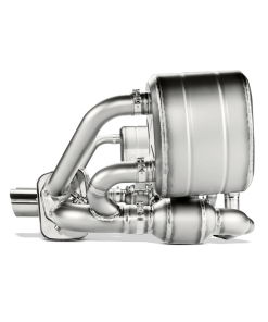 Alternative view of Akrapovic 06-09 Porsche 911 GT3/RS 3.6 Evolution Line w/ Header (Titanium) w/ Titanium Tips