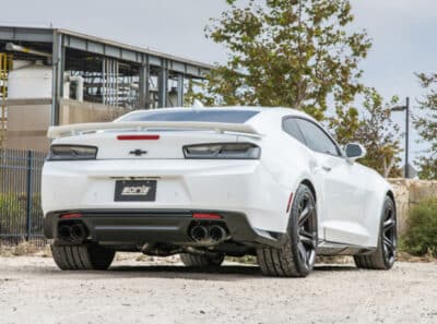 Alternative view of Borla 17-18 Chevrolet Camaro ZL1 6.2L V8 S Type Catback Exhaust w/ Dual Mode Valves CF Black Anod