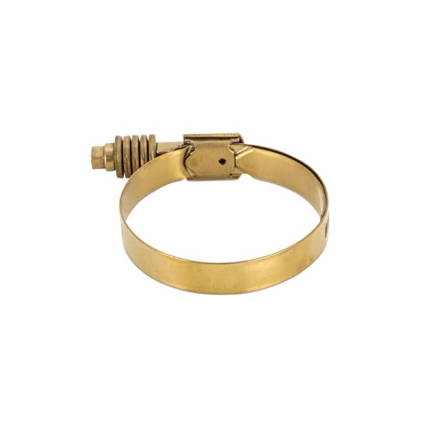 Alternative view of Mishimoto Constant Tension Worm Gear Clamp 1.77in.-2.60in. (45mm-66mm) - Gold