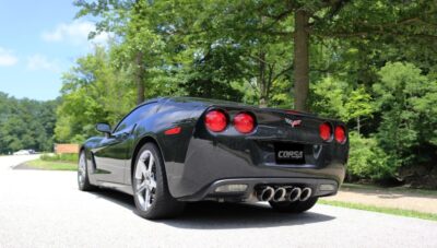 Alternative view of Corsa 09-13 Chevrolet Corvette (C6) 6.2L Polished Sport Axle-Back Exhaust w/4.5in Tips