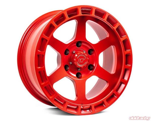 Alternative view of VR Forged D14 Wheel Satin Red 17x8.5 -8mm 6x139.7