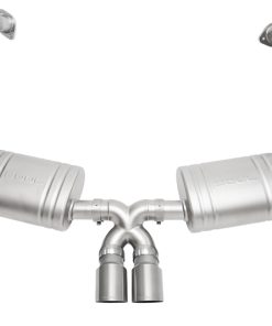 SOUL 13-16 Porsche 981 Cayman / Boxster Valved Exhaust - Straight Cut Brushed Finish Tips