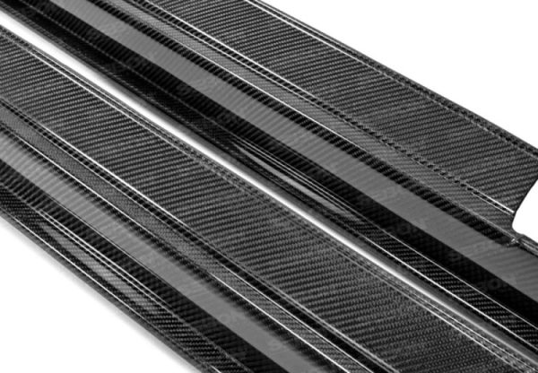 Alternative view of Seibon 12-13 Nissan GTR R35 SS-Style Carbon Fiber Side Skirts (Pair)