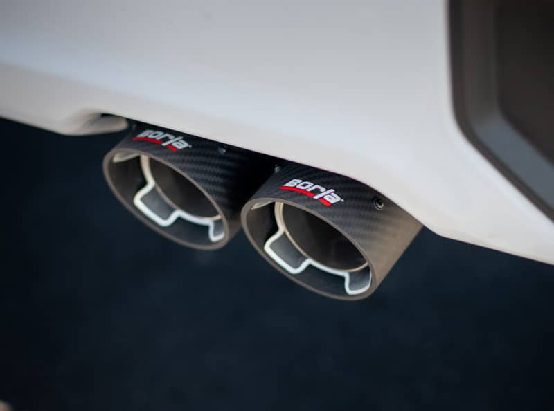Borla 2019 Chevrolet Silverado 1500 6.2 w/ 147in WB 2.75in S-Type Catback Exhaust -Carbon Fiber Tips - Image 2