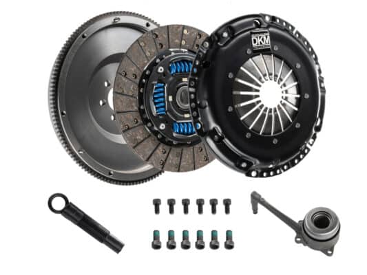 Alternative view of DKM Clutch 2.0 VW/Audi A3 FSI 6 Bolt Sprung Organic MB Clutch w/Steel Flywheel (440 ft/lbs Torque)