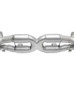 SOUL 13-19 Porsche 991.1 / 991.2 Turbo Sport X-Pipe Exhaust - Straight Cut Tips (Signature Satin)