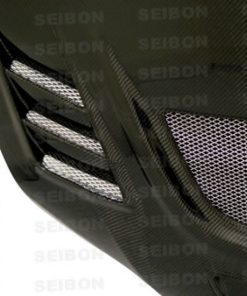 Alternative view of Seibon 03-07 Mitsubishi Evo 8 & 9 CW Carbon Fiber Hood