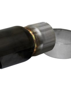 Corsa Single Universal 2.5in Inlet / 3in Outlet Black PVD Pro-Series Tip Kit