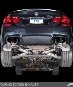 Alternative view of AWE Tuning BMW F10 M5 Touring Edition Axle-Back Exhaust Diamond Black Tips