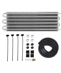 Alternative view of Mishimoto Universal Transmission Fluid Cooler - 20in x 7.5in x .75in