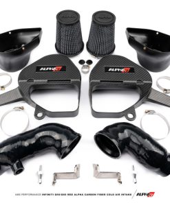 AMS Performance Infiniti Q50/Q60 Red Alpha Matte Carbon Intake Kit