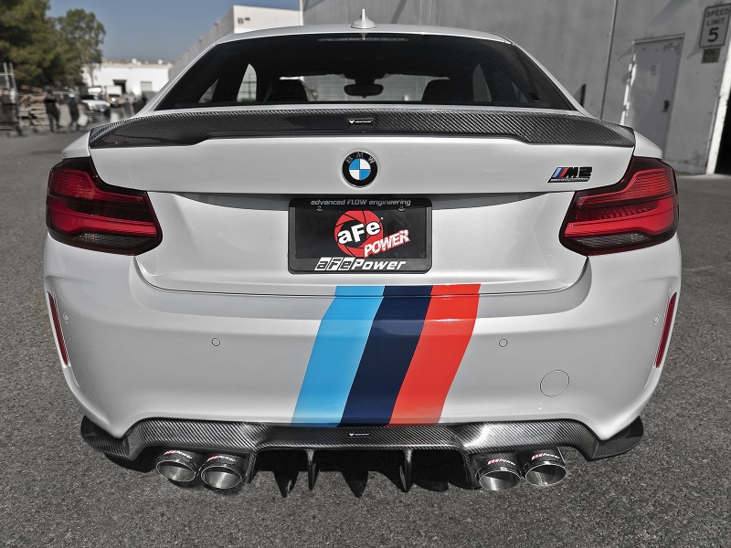 aFe MACHForce XP Exhausts Cat-Back SS 19-21 BMW M2 Competition L6-3.0L w/Carbon Tips - Image 10