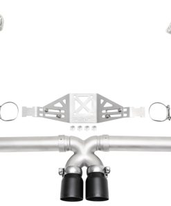 SOUL 17+ Porsche 718 Cayman / Boxster Performance Exhaust - Manual - Straight Cut Satin Black Tips