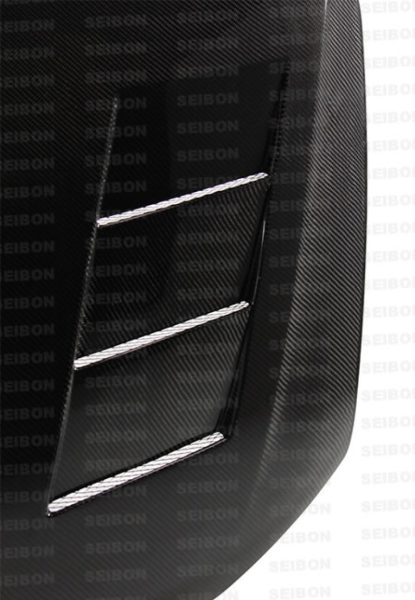 Alternative view of Seibon 11-13 Scion tC (AGT20L) TS-style Carbon Fiber Hood (Does not fit 14)