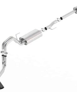Borla 15-17 F-150 2.7L/ 3.5L EcoBoost/ 5.0L V8 4in. Tip Side Exit S-type Exhaust Black Chrome