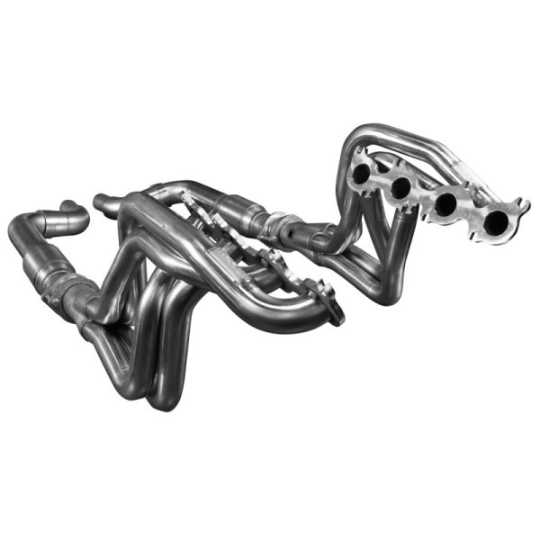 Alternative view of Kooks 15+ Mustang 5.0L 4V 1 7/8in x 3in SS Headers w/ Catted OEM Connection Pipe