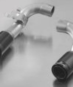 Remus 2012 BMW 3 Series F30/F31 84mm Dual Black Chrome Straight w/Carbon Insert Tail Pipe Set