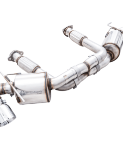 AWE Tuning 2020 Chevrolet Corvette (C8) Touring Edition Exhaust - Quad Chrome Silver Tips