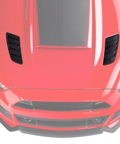 Alternative view of ROUSH 2015-2017 Ford Mustang Black Heat Extractors