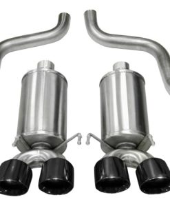 Corsa 05-08 Chevrolet Corvette C6 6.0L V8 Black Xtreme Axle-Back Exhaust