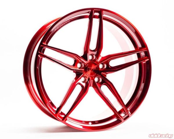 Alternative view of VR Forged D10 Wheel Gloss Red 20x9.5 +37mm 5x112