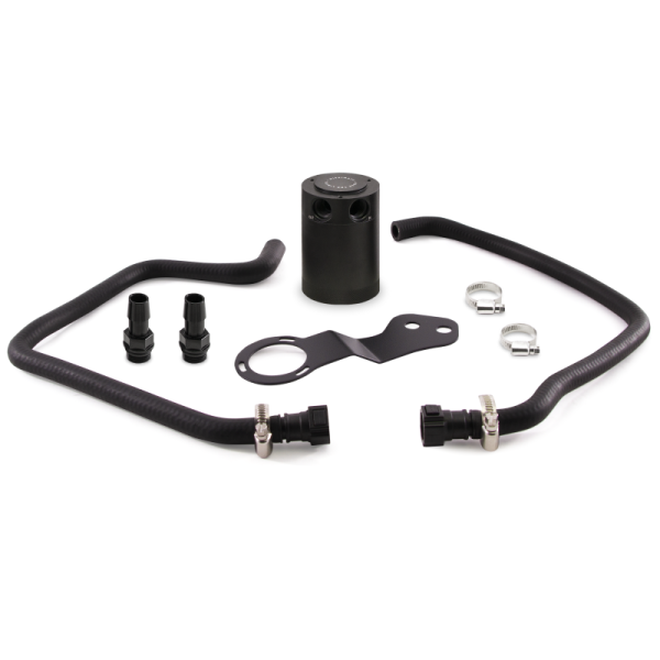 Alternative view of Mishimoto 2016+ Chevrolet Camaro SS Baffled Oil Catch Can Kit - Black