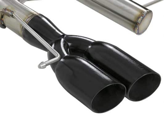 Alternative view of aFe MACHForce XP 08-13 BMW 135i L6-2.0L N54/N55 3in. 304 SS Axle-Back Exhaust w/Black Tips