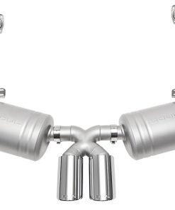 SOUL 05-08 Porsche 987.1 Cayman / Boxster Performance Exhaust - Polished Chrome Double Wall Tips