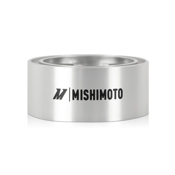 Alternative view of Mishimoto Oil Filter Spacer 32mm 3/4  - 16 Thread - Silver