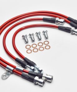 VR Performance Tesla Model 3 Front and Rear Steel Braided Brake Lines
