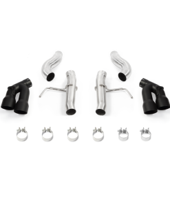 Alternative view of Mishimoto 2016+ Chevrolet Camaro 2.0T Quad-Tip Race Axle-Back Exhaust w/ Black Tips