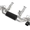 aFe MACH Force-Xp 3in to 2-1/2in 304SS Cat-Back 2020 Chevy Corvette (C8) 6.2L - Black Tip