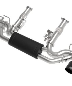 aFe MACH Force-Xp 3in to 2-1/2in 304SS Cat-Back 2020 Chevy Corvette (C8) 6.2L - Black Tip