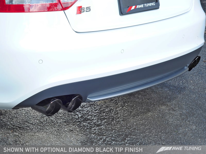 AWE Tuning B8 / B8.5 S5 Sportback Touring Edition Exhaust - Resonated - Chrome Silver Tips - Image 7
