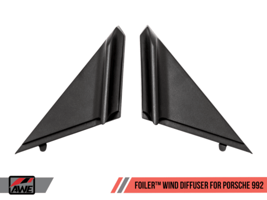 Alternative view of AWE Tuning Foiler Wind Diffuser for Porsche 992