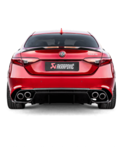 Akrapovic 17-19 Alfa Romeo Giulia Quadrifoglio Evolution Line Cat Back (Titanium)