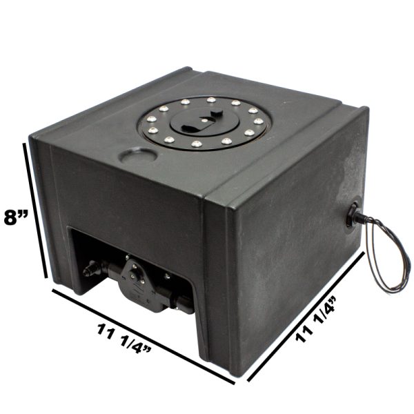 Alternative view of Snow Performance 2.5 Gallon Tank W/ Built in Pump Mount