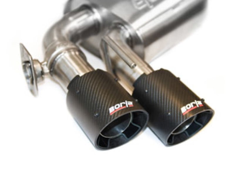 Borla 19 Chevrolet Silverado/GMC Sierra 1500 6.2L SS (S-Type) Catback Exhaust - Carbon Fiber Tips - Image 2
