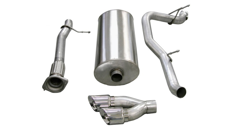 Corsa 07-10 Cadillac Escalade ESV 6.2L V8 Polished Sport Cat-Back Exhaust - Image 2