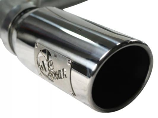 Alternative view of aFe MACHForce XP Cat-Back Exhaust 3in SS w/ Polished Tip 09-12 Dodge Ram 1500 V8 5.7L