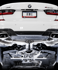 Alternative view of AWE Tuning 2019+ BMW M340i (G20) Track Edition Exhaust (Use OE Tips)