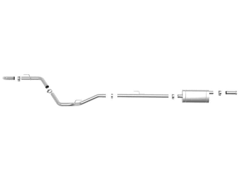aFe Apollo GT Series 2-1/2in 409 SS Cat-Back Hi-Tuck Exhaust System 2020 Jeep Gladiator (JT) V6-3.6L - Image 4
