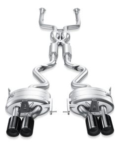 Alternative view of Akrapovic 07-13 BMW M3 (E92 E93) Evolution Line w/ Cat (Titanium) (Req. Tips)