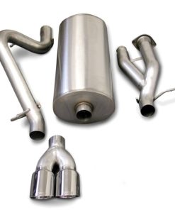 Alternative view of Corsa 03-06 Hummer H2 6.0L V8 Polished Sport Cat-Back Exhaust