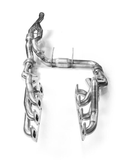 Alternative view of Kooks 11-14 Ford Raptor SVT 1 3/4in x 3in SS Longtube Headers and 3in SS OEM Exhaust Catted Y Pipe