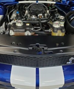 JLT 07-09 Ford Mustang GT500 Black Textured Full Length Radiator Support Cover