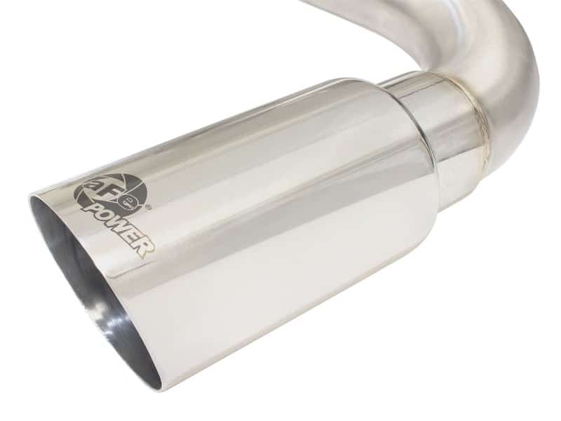 aFe MACHForce XP SS-304 Polish Tip 2.5in Dia Cat Back Exhaust 12-14 BMW 335i (F30) 3.0L (t) - Image 4