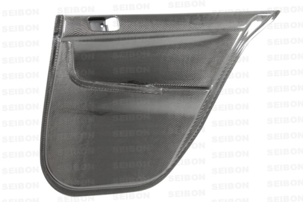 Alternative view of Seibon 08-12 Mitsubishi Evo Carbon Fiber Rear Door Panels