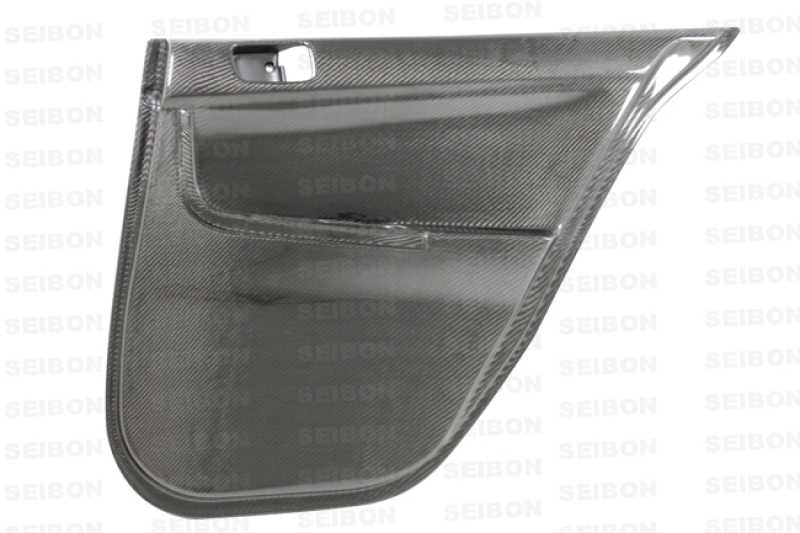 Seibon 08-12 Mitsubishi Evo Carbon Fiber Rear Door Panels - Image 2