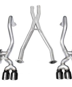 Corsa 97-04 Chevrolet Corvette C5 Z06 5.7L V8 Black Xtreme Cat-Back + XO Exhaust